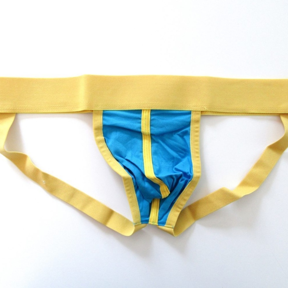 Blue and Yellow Jockstrap